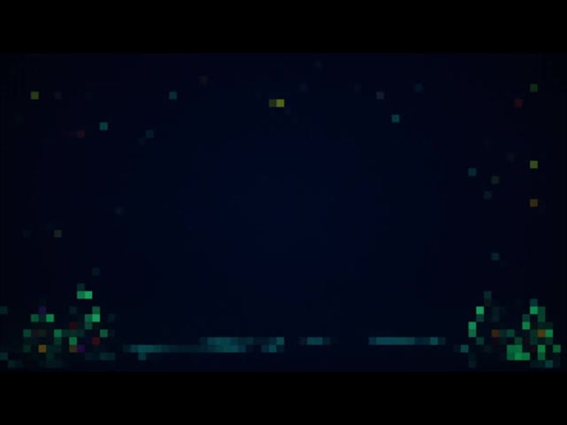 CHRISTMAS LIGHTS: LANDSCAPE PIXEL