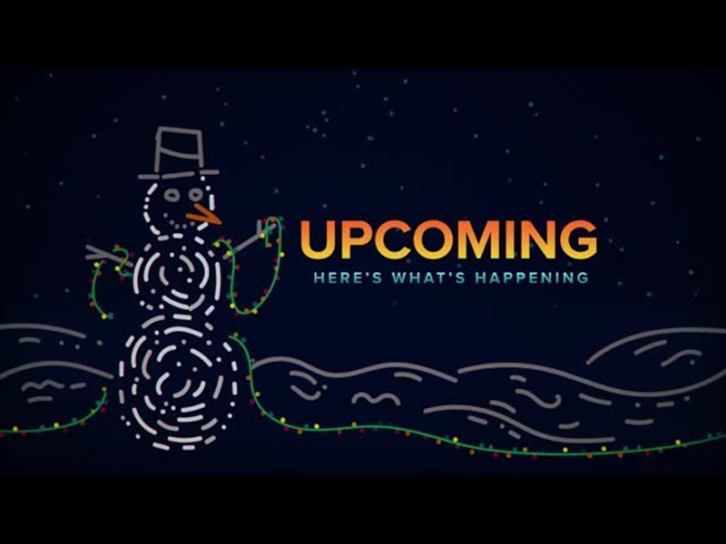 CHRISTMAS LIGHTS: UPCOMING
