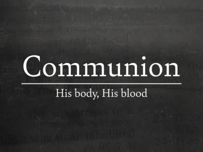 FADED TEXT COMMUNION