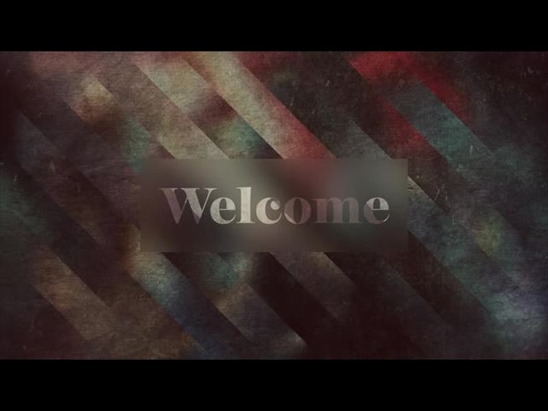 MUTED STRIPES WELCOME