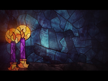 NATIVITY GLASS 2 BLANK