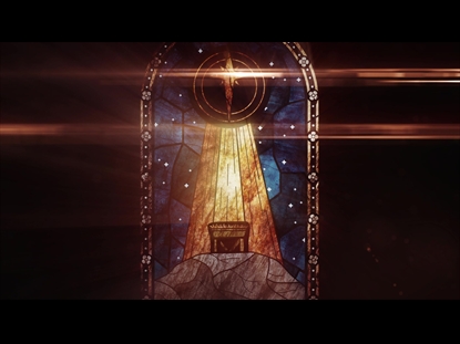 NATIVITY GLASS MANGER