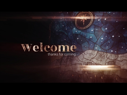 NATIVITY GLASS WELCOME