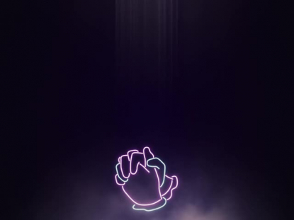 NEON PRAYER FOLDED LOWER