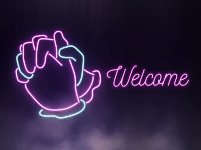 NEON PRAYER WELCOME