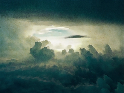 PAINTED NATURE CLOUDSCAPE