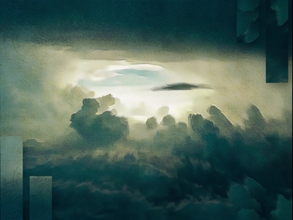 PAINTED NATURE CLOUDSCAPE ALT