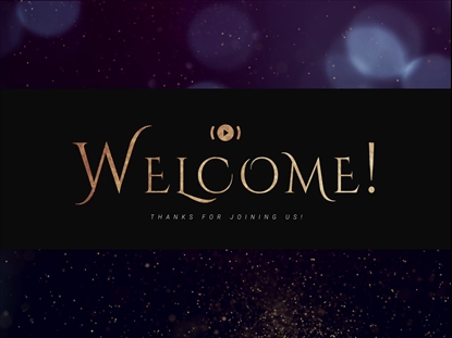 SPARKLY CHRISTMAS WELCOME STREAM