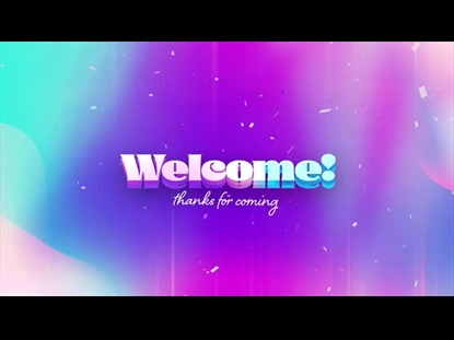 SUPERBRIGHT CELEBRATION WELCOME