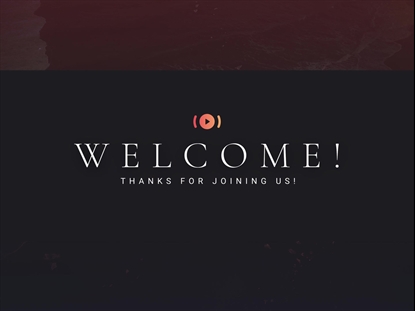 THANKSGIVING VISTAS WELCOME STREAM