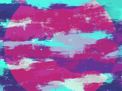 VIBRANT STROKES BLUE ALT