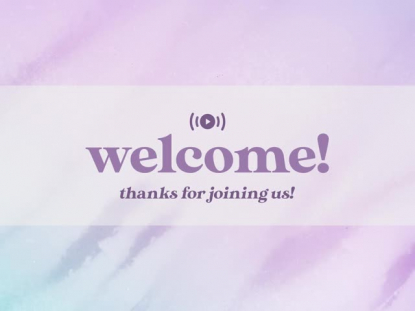 WEDDING DAY WELCOME STREAM