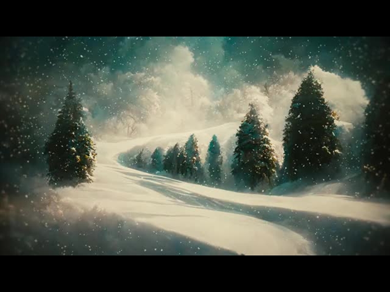 WINTER JOURNEY SNOW BANK