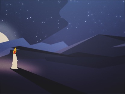 CHRISTMAS NIGHT CANDLE