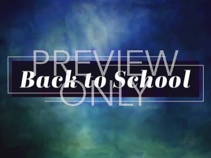 CLOUDY TEXTURES BACK TO SCHOOL