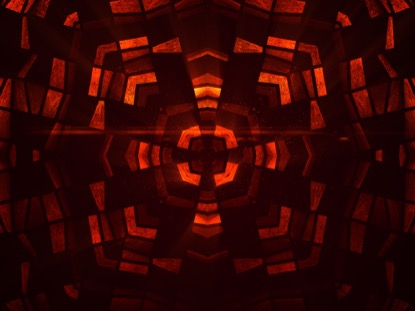 CROSS GLASS FIRE STAR