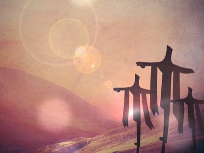 SUNSET CROSSES CLOSE