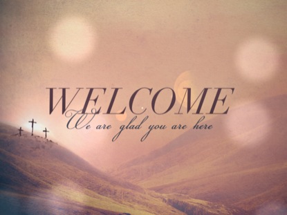 SUNSET CROSSES WELCOME