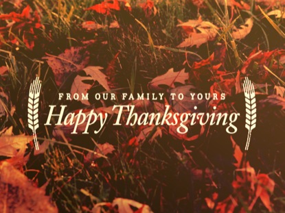 THANKSGIVING LIGHT FAMILY