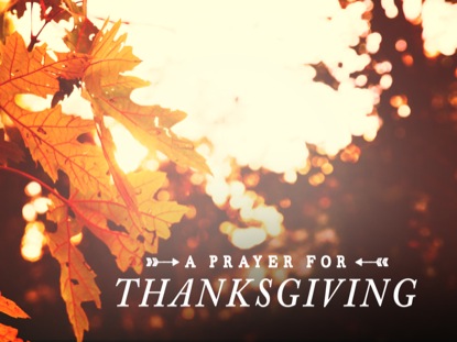 THANKSGIVING LIGHT PRAYER