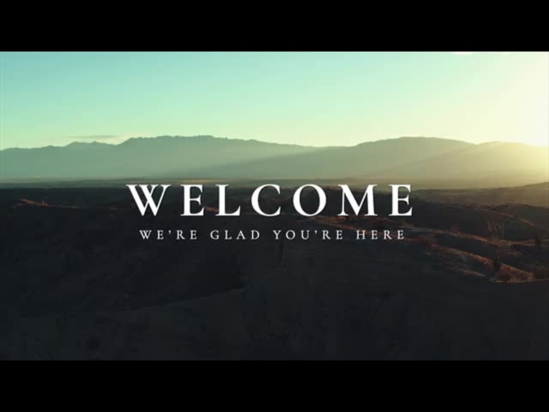 CANYON VIEWS TITLE - WE'RE GLAD YOU'RE HERE