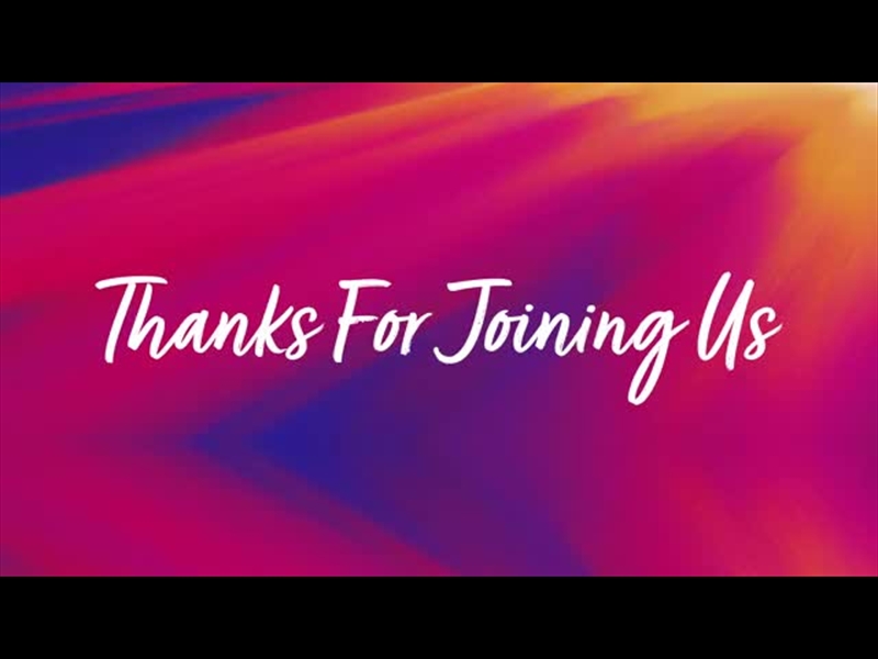 COLOR EDGE MOTION - THANKS FOR JOINING US