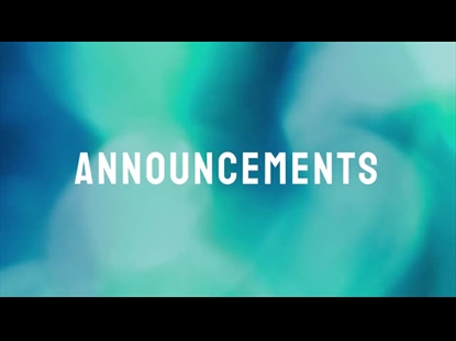 COLOR WASH ANNOUNCEMENTS