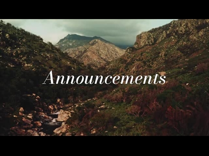 VALLEY RIVER - ANNOUNCEMENTS