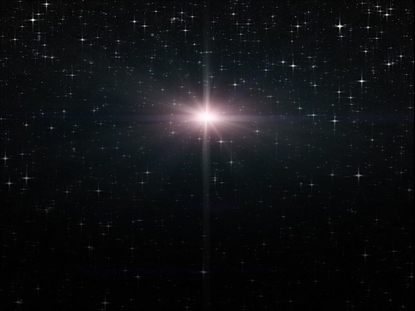 GIANT STAR IN NIGHT SKY LOOP