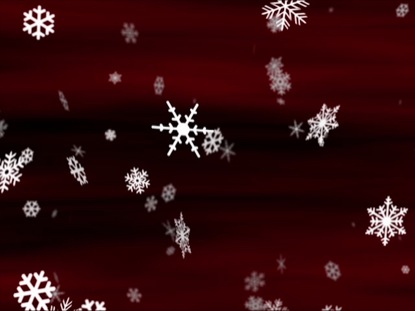 SNOWFLAKES CRIMSON LOOP