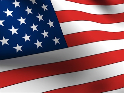 USA FLAG RIPPLING