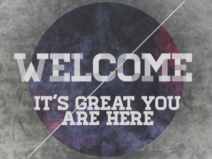 GRUNGE CIRCLE WELCOME 1