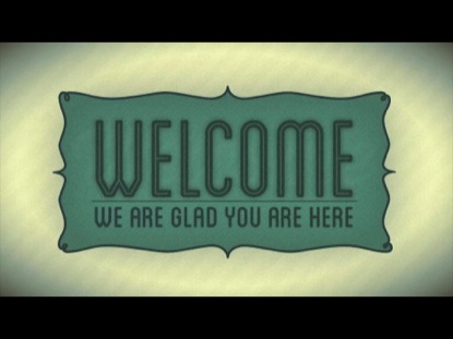 VINTAGE FRAME WELCOME