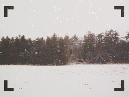 WINTER FOREST FRAME BLANK 1