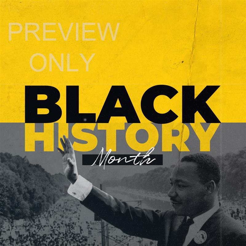 VINTAGE BLACK HISTORY MONTH 1 SOCIAL GRAPHIC
