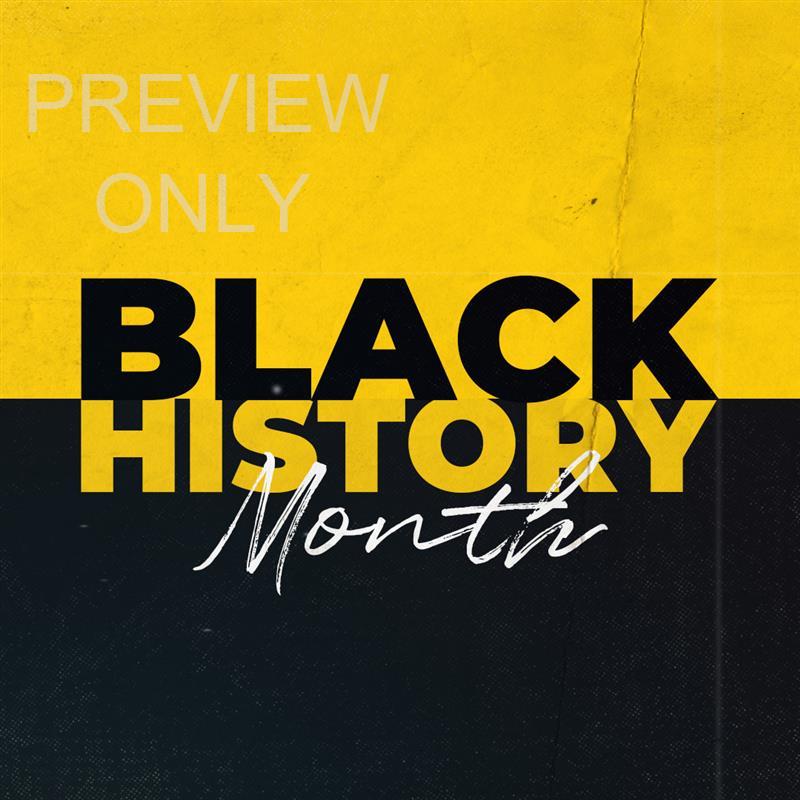 VINTAGE BLACK HISTORY MONTH 2 SOCIAL GRAPHIC