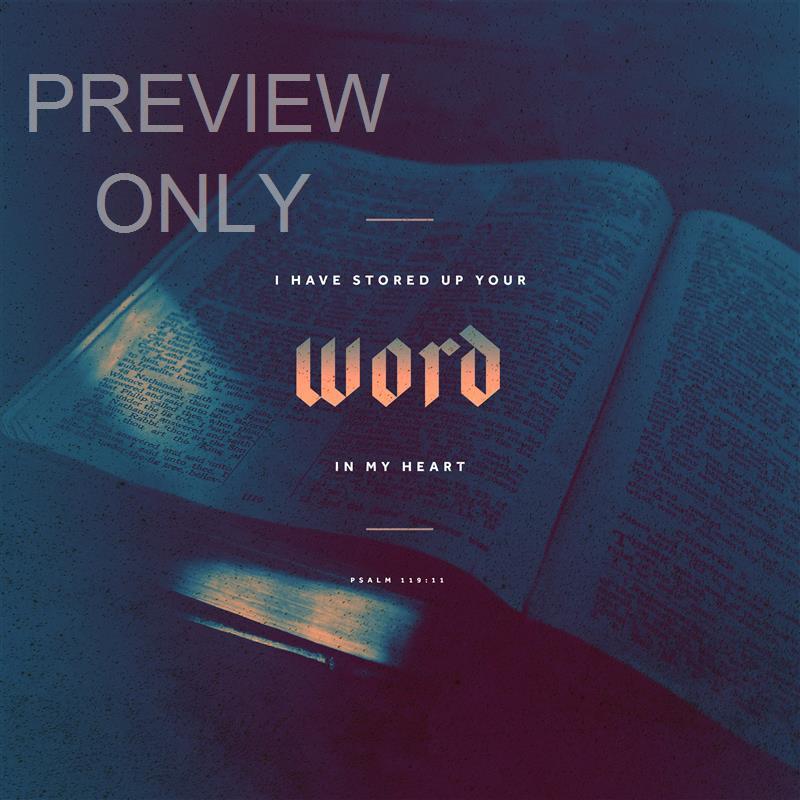 BIBLE COLLECTION PSALM 119:11