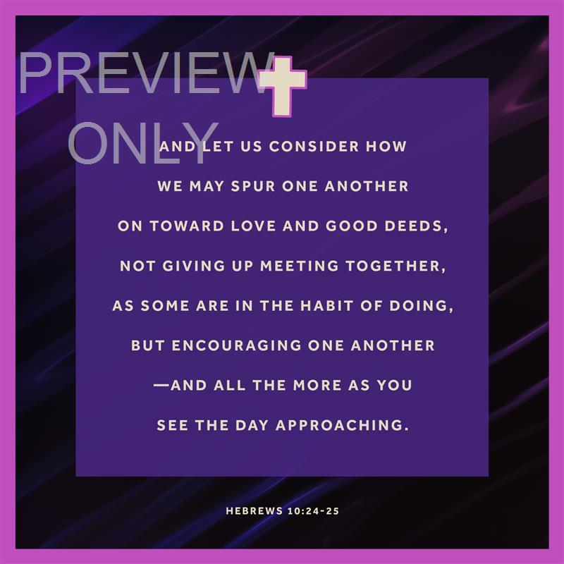 DARK SILK HEBREWS 10:24-25