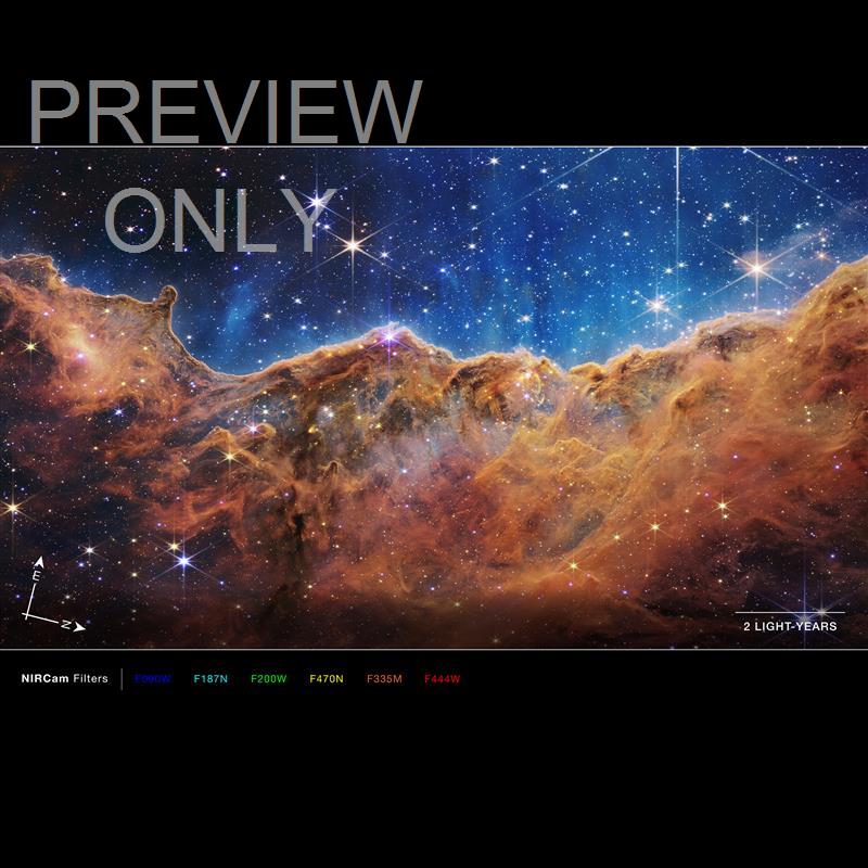 JAMES WEBB PHOTOS HEBREWS 11:3 BLANK