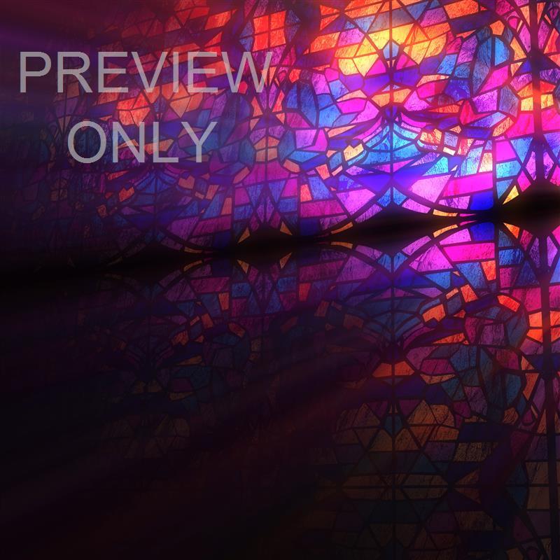 MODERN GLASS EASTER BLANK