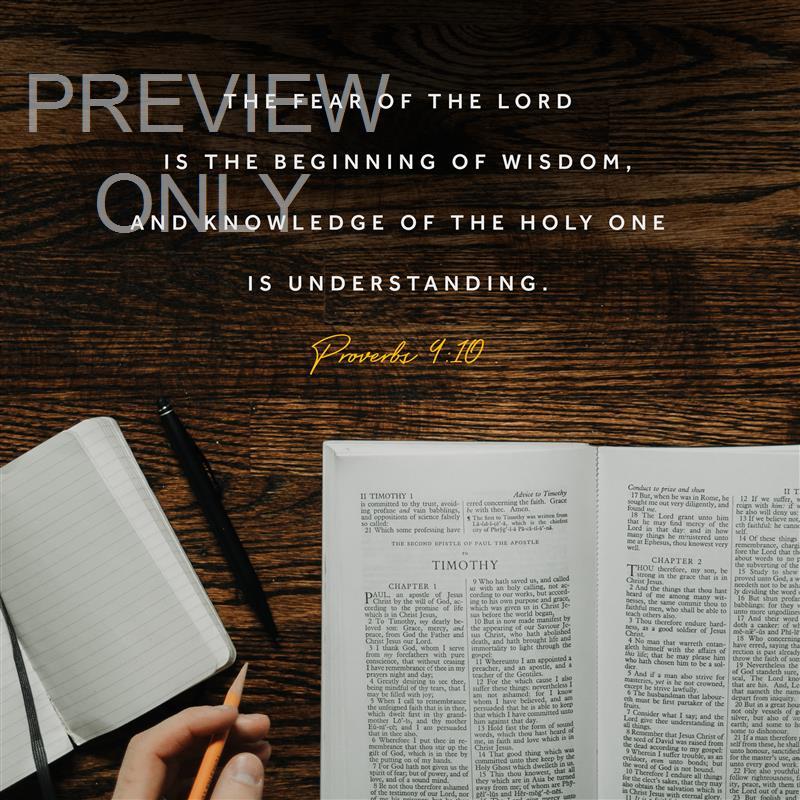 MORNING COFFEE PROVERBS 9:10