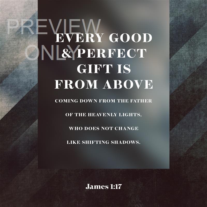 MUTED STRIPES JAMES 1:17