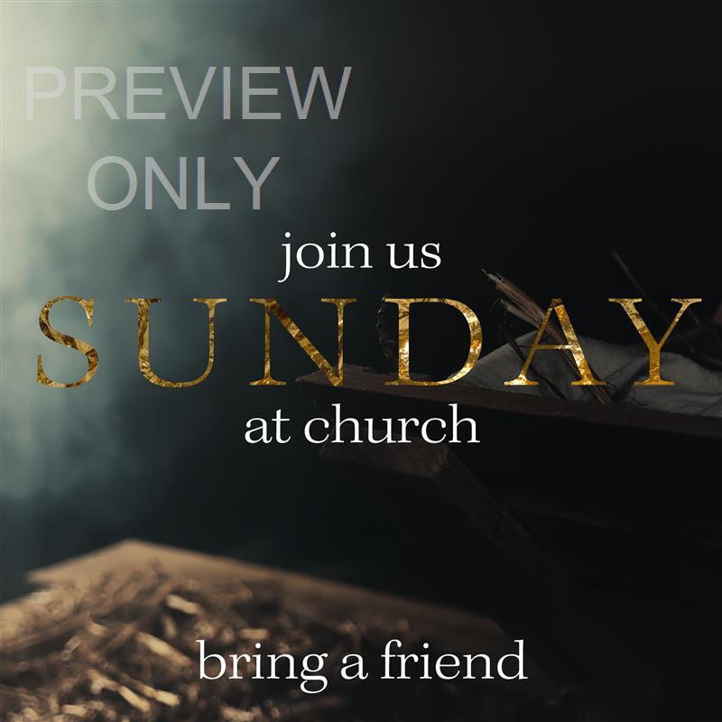 NATIVITY MANGER SUNDAY