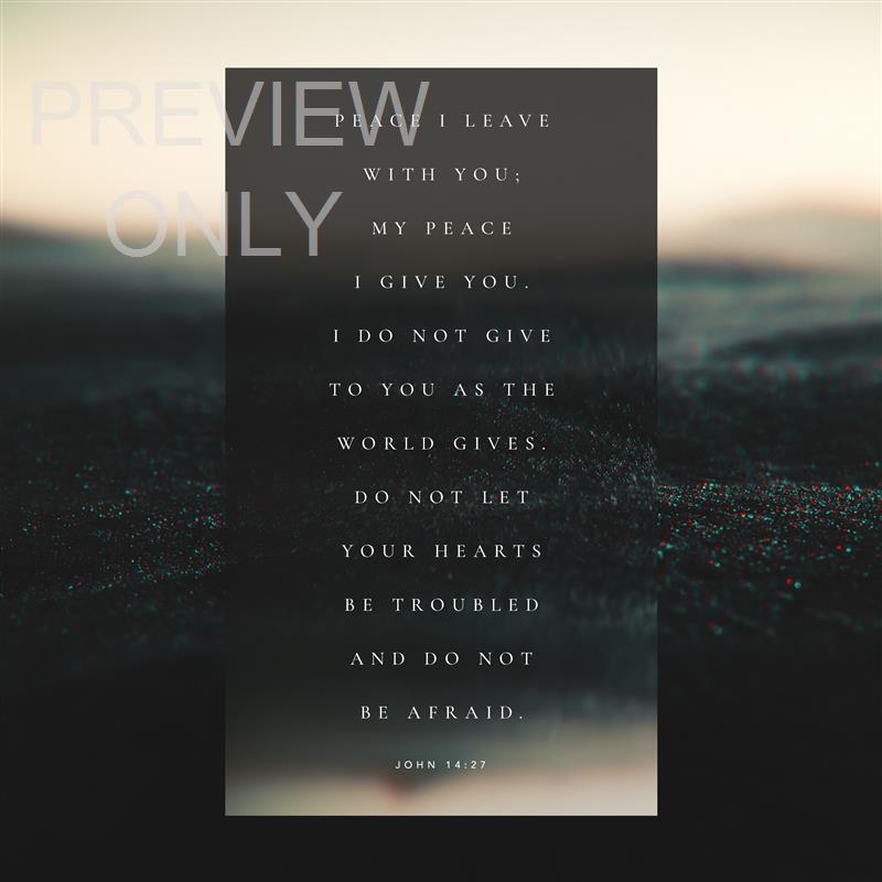 STARK SAND JOHN 14:27