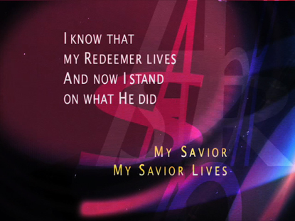My Savior Lives: Iworship Flexx Video Worship Song Track with Lyrics