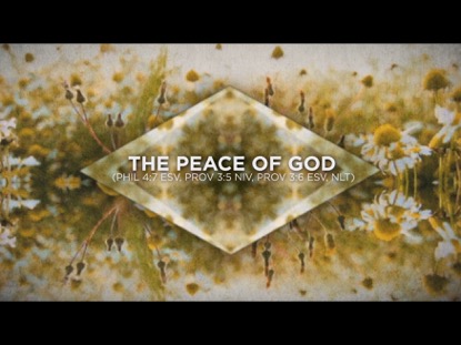 THE PEACE OF GOD