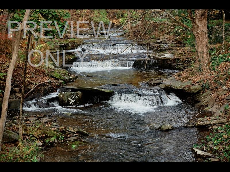 WATERFALL RIVER STEPS