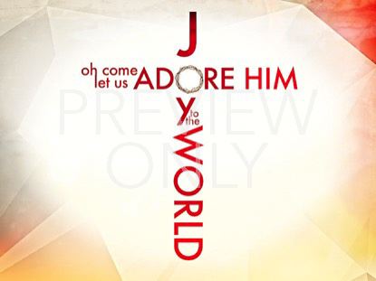 JOY TO THE WORLD CROSS