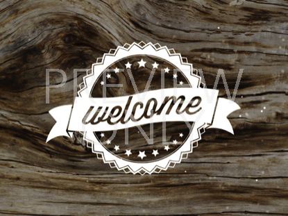 WOOD AND PARTICLE WELCOME STILL