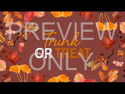 AUTUMN EVENTS VOL ONE: TRUNK OR TREAT STILL